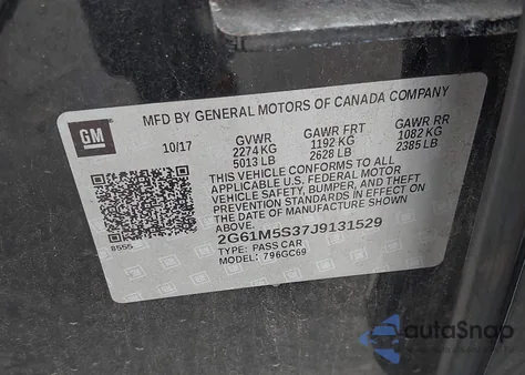 2018 Cadillac Xts Luxury from USA, damaged, VIN 2G61M5S37J9131529